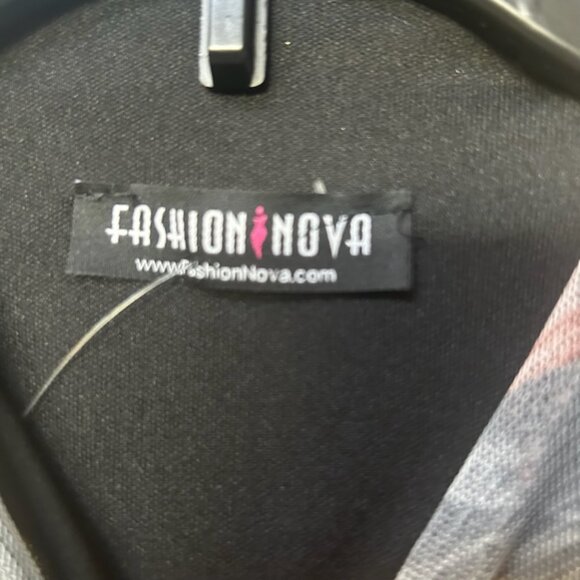 NWOT Floral Print Midi Bodycon Tube Fitted Dress - Picture 6 of 6